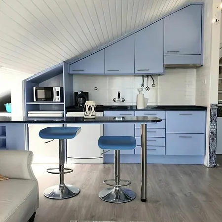 Blue House With Parking *